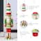 Glitzhome® 28" Pre-Lit Christmas Nutcracker Porch Décor with Timer